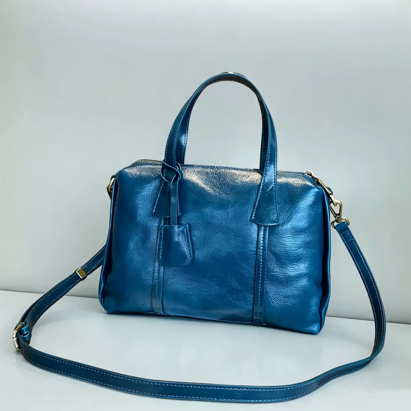 Interior Design Style - Vintage Real Leather Handbag For Women