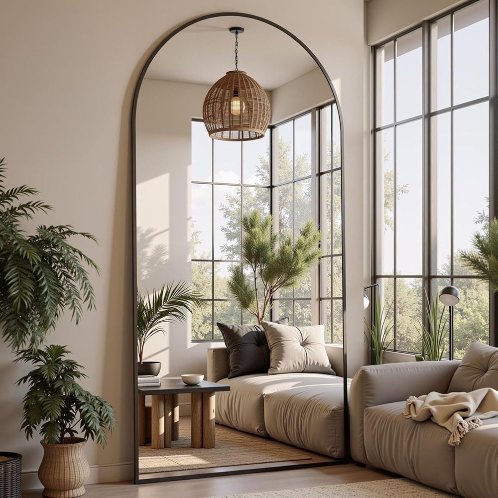 76x34 Oversized Full Length Mi - Arch Mirror Leaning ulasan dan harga