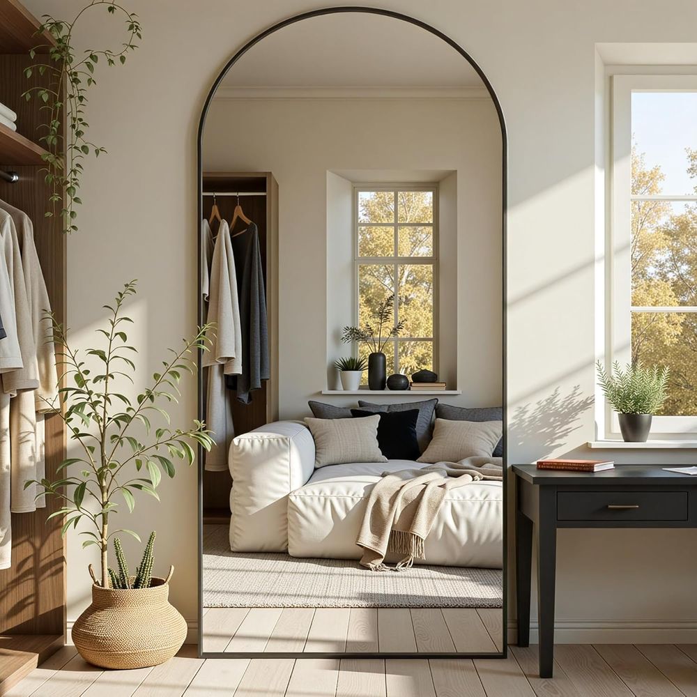 76x34 Oversized Full Length Mi - Arch Mirror Leaning ulasan dan harga