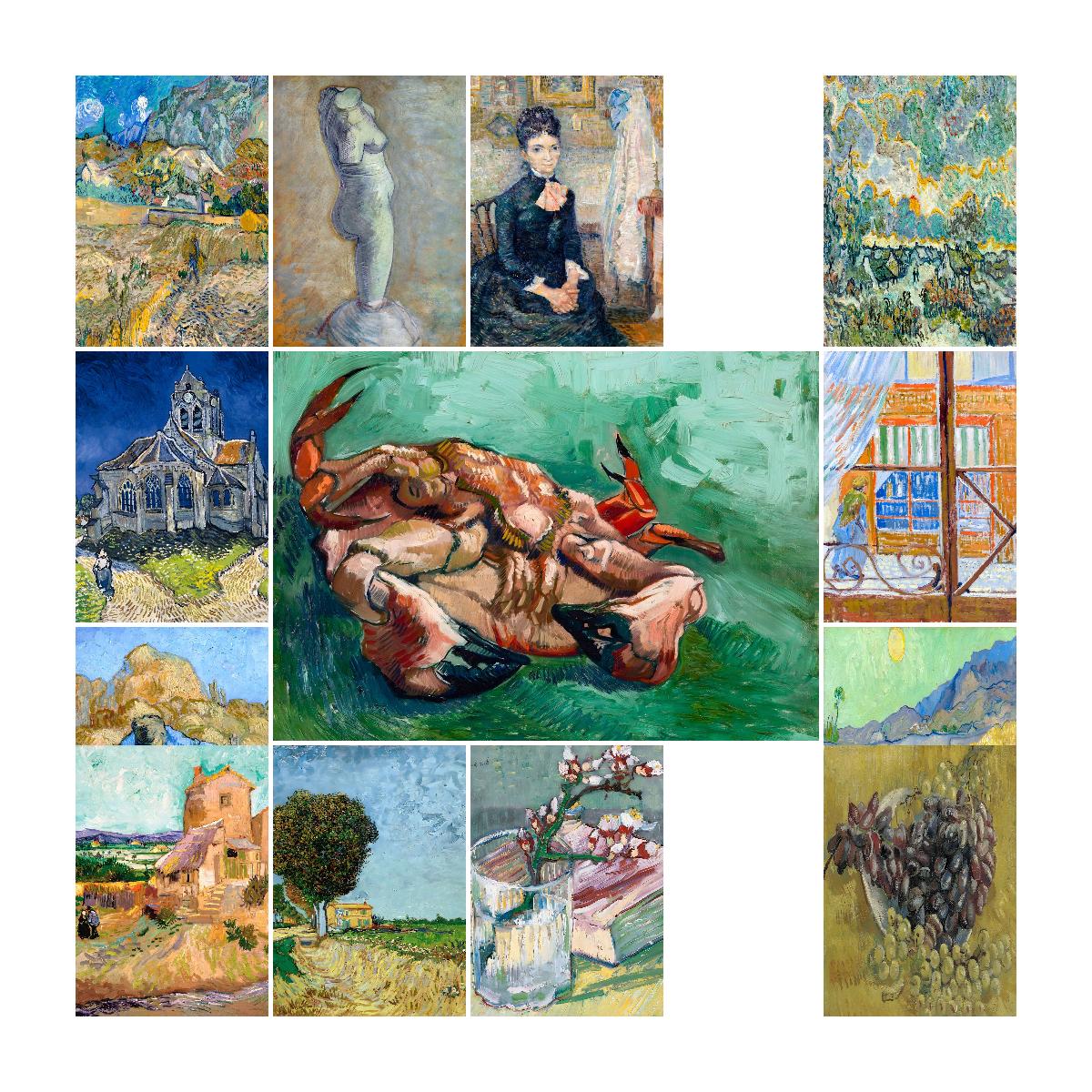 Van Gogh Inspired Crab on its  - Interior Design Its ulasan dan harga