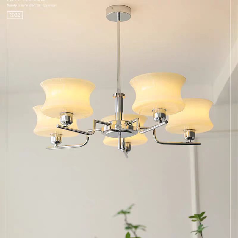 Belue Chandelier French milky  - Interior Design Elements ulasan dan harga