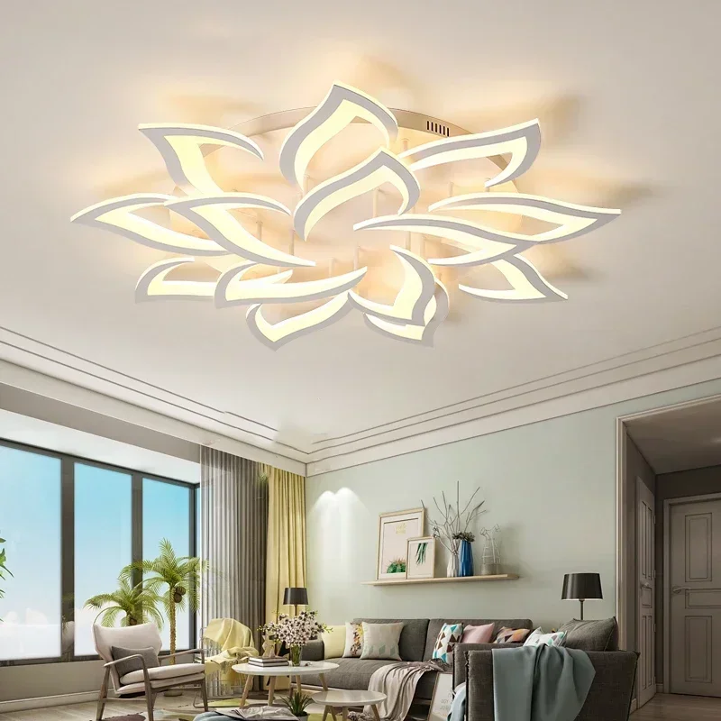 Designer LED Petal Chandelier  - Interior Design Remote ulasan dan harga