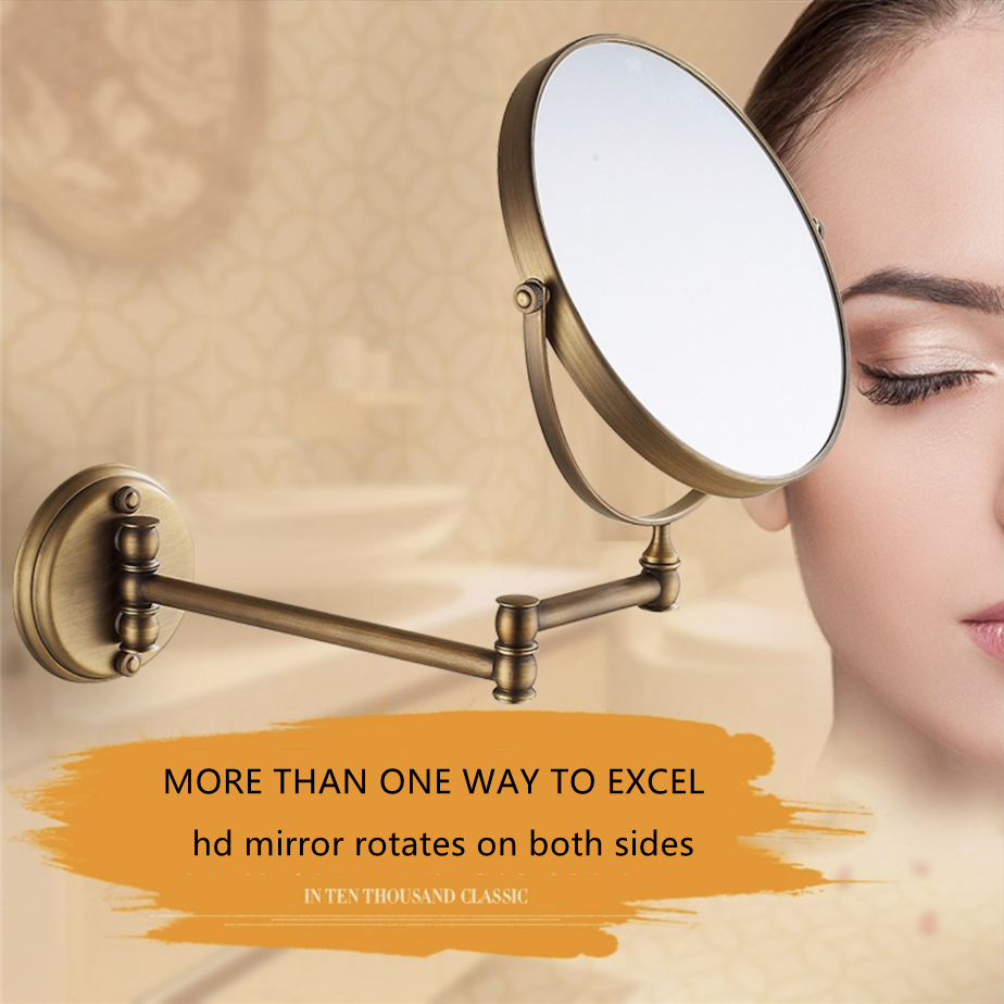 Black/Gold Brass Bathroom Mirr - Rattan Mirror Round ulasan dan harga
