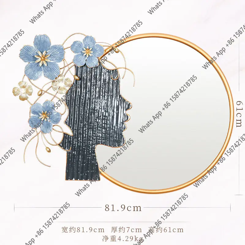 Gh Premium Background Decorati - Rattan Mirror Round ulasan dan harga
