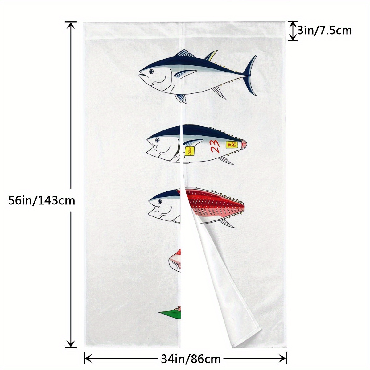 1pc Japanese Door Curtain, Jap - Interior Design Elements ulasan dan harga