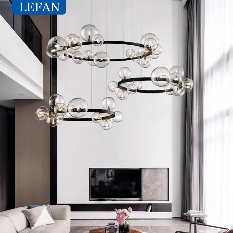 Nordic Style Modern Ring Glass - Interior Design Elements ulasan dan harga
