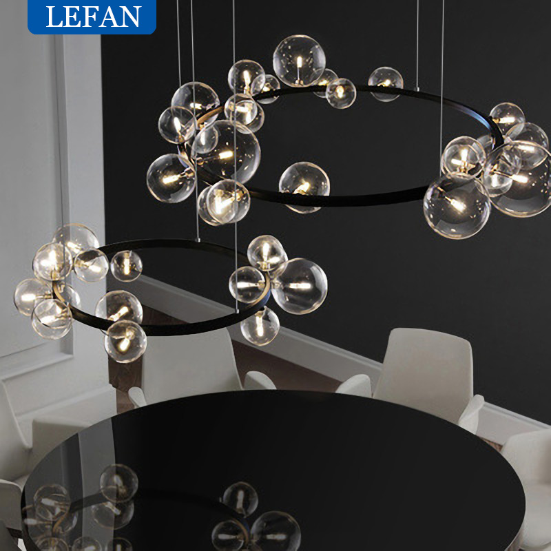 Nordic Style Modern Ring Glass - Interior Design Elements ulasan dan harga