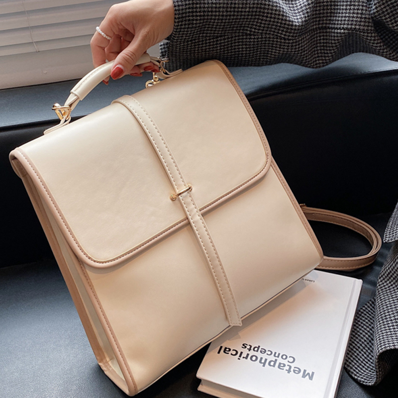 Pure Color High Quality PU Lea - Interior Design Women ulasan dan harga