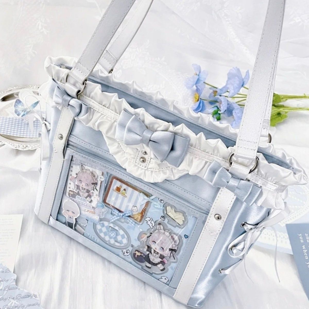 New Sweet Preppy Style Shoulde - Interior Design Style ulasan dan harga