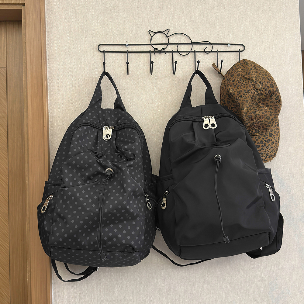 Polka Dot Nylon Drawstring Bac - Interior Design Women ulasan dan harga
