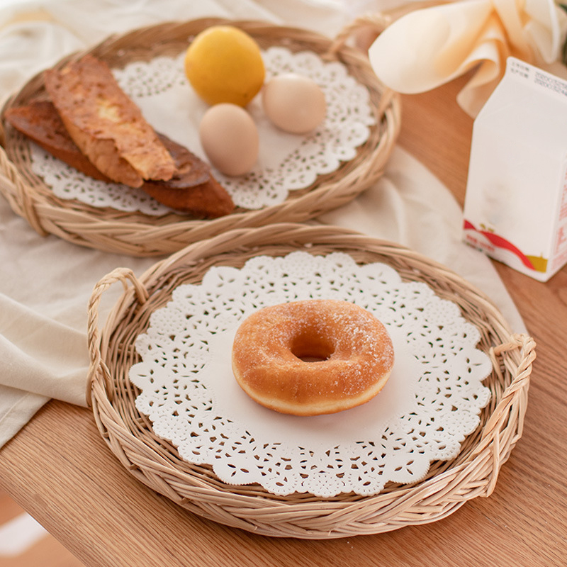 Vietnamese Wicker Basket Ratta - Rattan Tray Handle ulasan dan harga