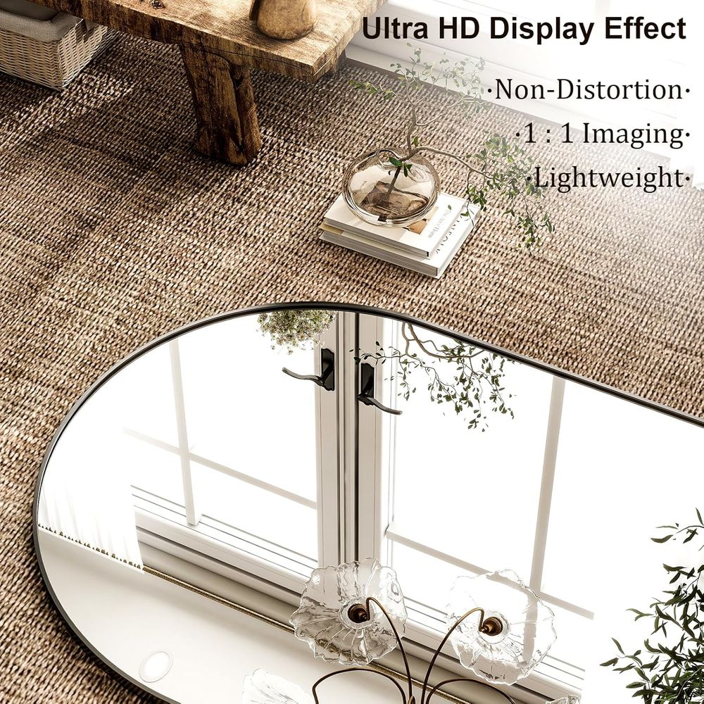Large 76x46 Arch Floor Mirror  - Arch Mirror Leaning ulasan dan harga