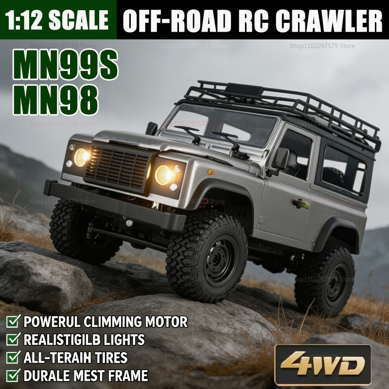 1/12 4WD RC Crawler MN98 MN99s - Interior Design Remote ulasan dan harga