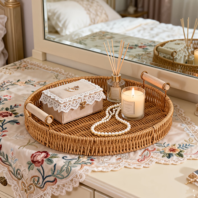 Spring Picnic Set with a Ratta - Rattan Tray Handle ulasan dan harga