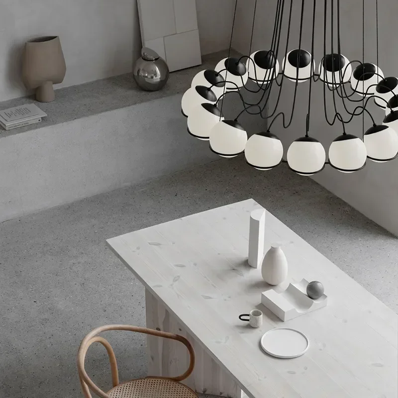 Modern Creative Glass Ball Cha - Interior Design Elements ulasan dan harga