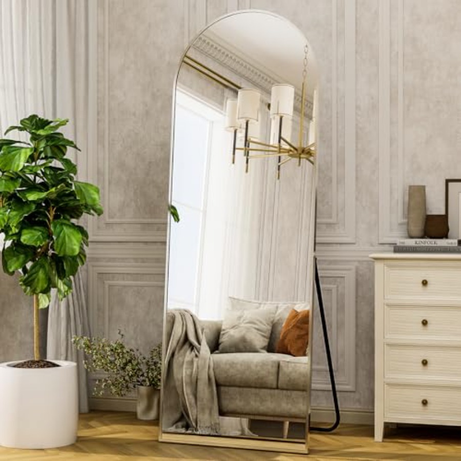 64x21 Arched Full Length Mirro - Arch Mirror Leaning ulasan dan harga