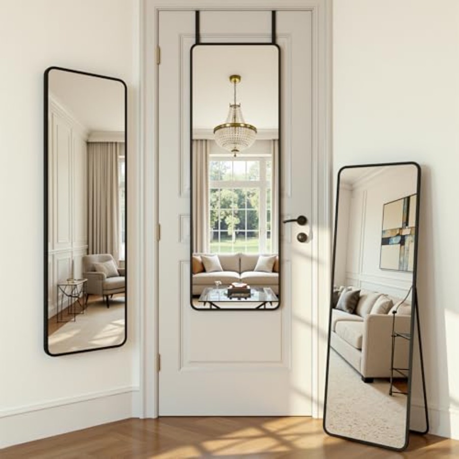 48''x 14'' Full Length Mirror  - Arch Mirror Leaning ulasan dan harga
