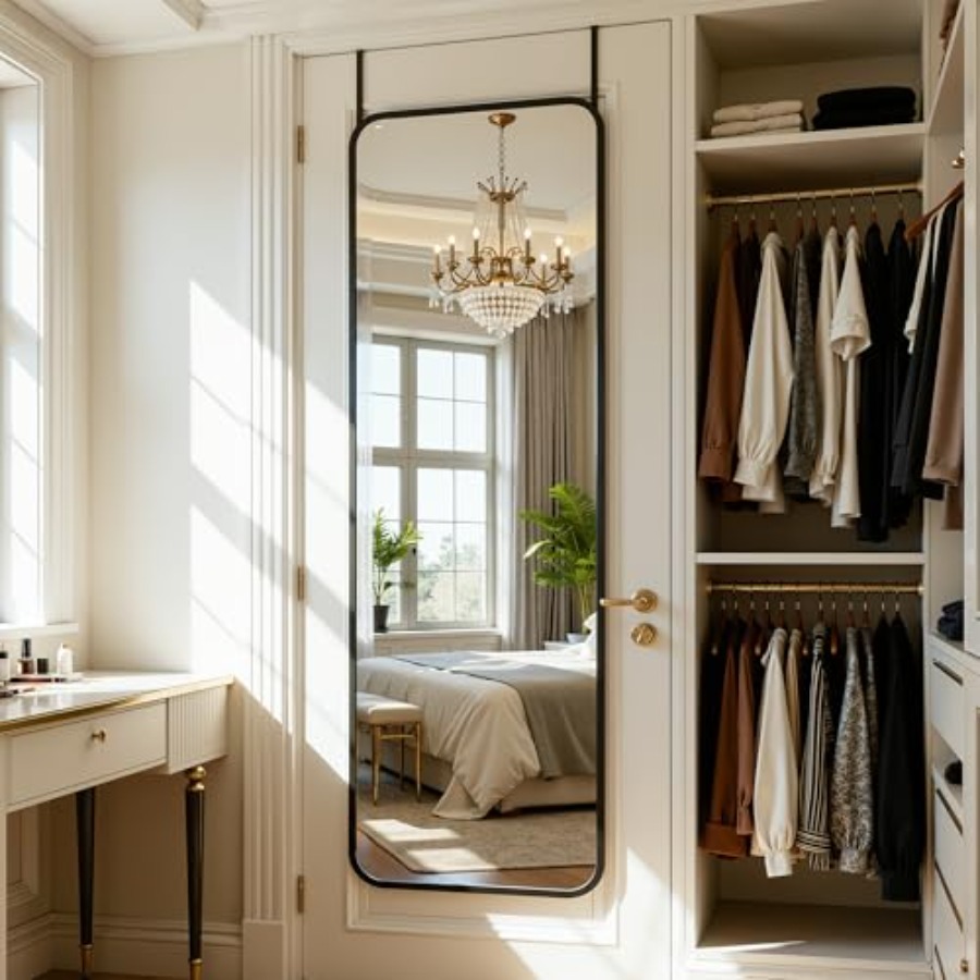 48''x 14'' Full Length Mirror  - Arch Mirror Leaning ulasan dan harga