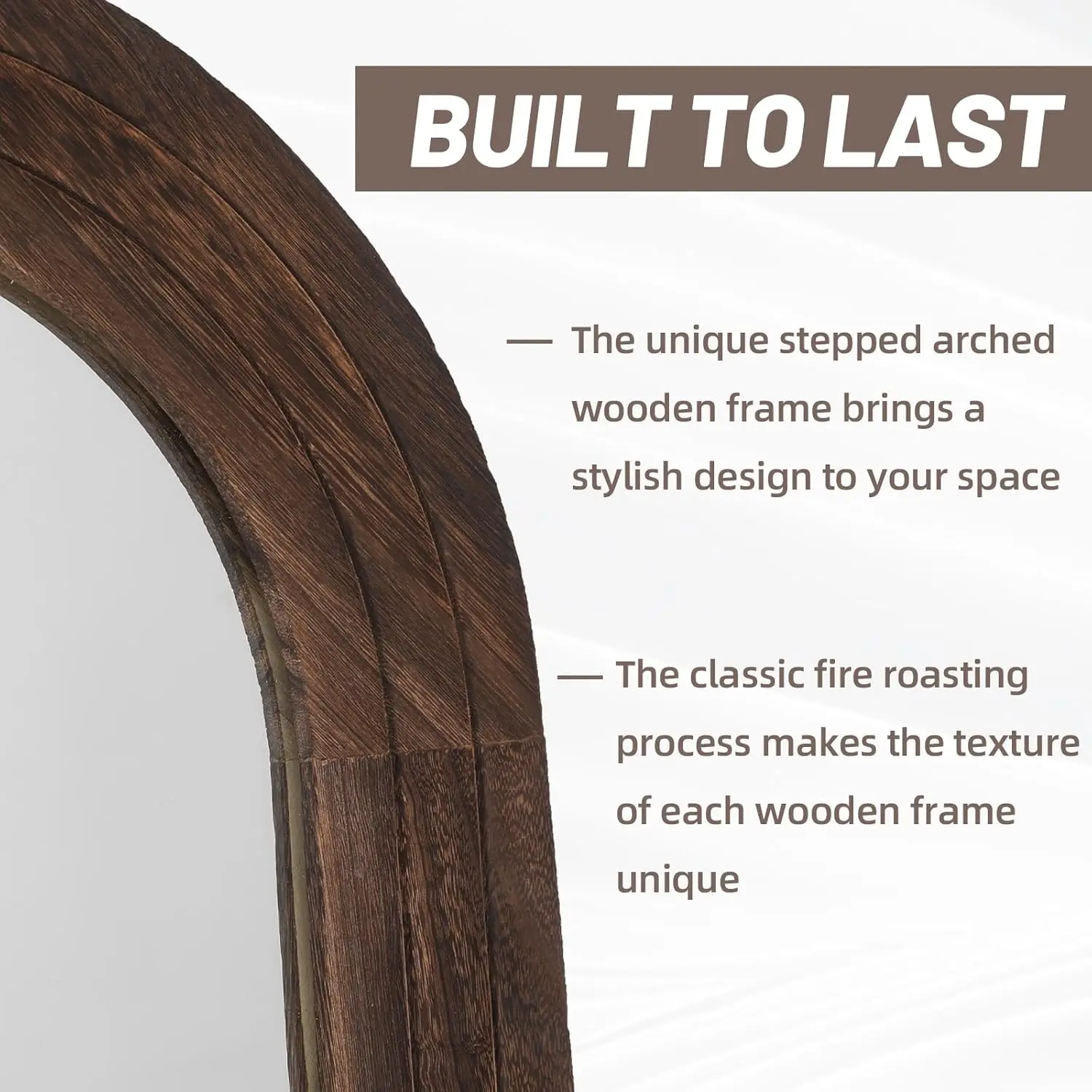 Arched Full Length Mirror Soli - Arch Mirror Leaning ulasan dan harga