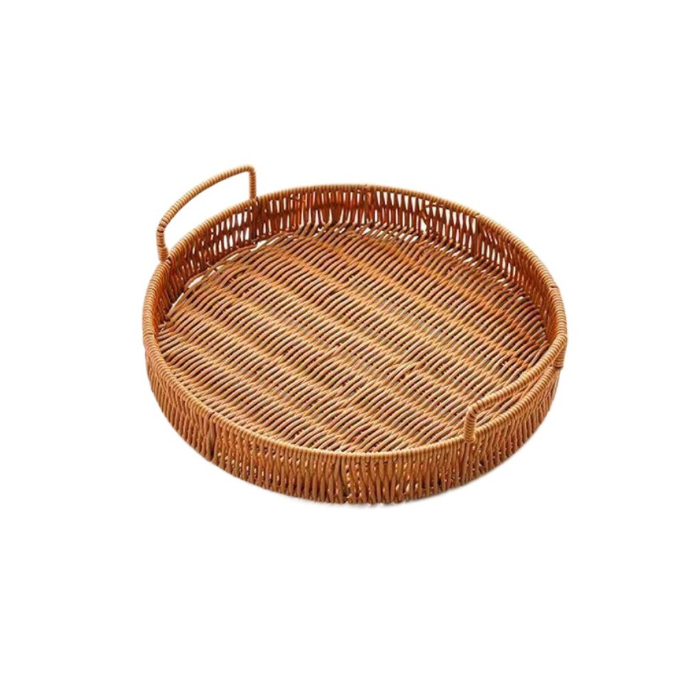 Large Capacity Imitation Ratta - Rattan Tray Handle ulasan dan harga