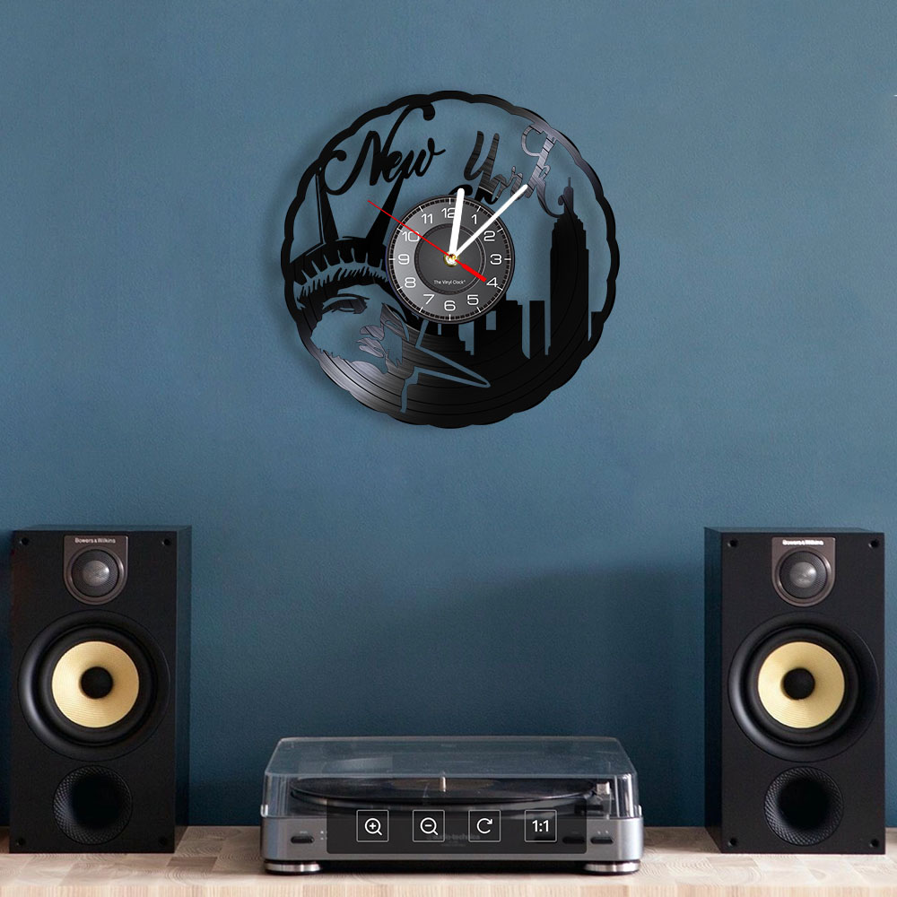 New York Skyline Vintage Vinyl - Interior Design New York ulasan dan harga