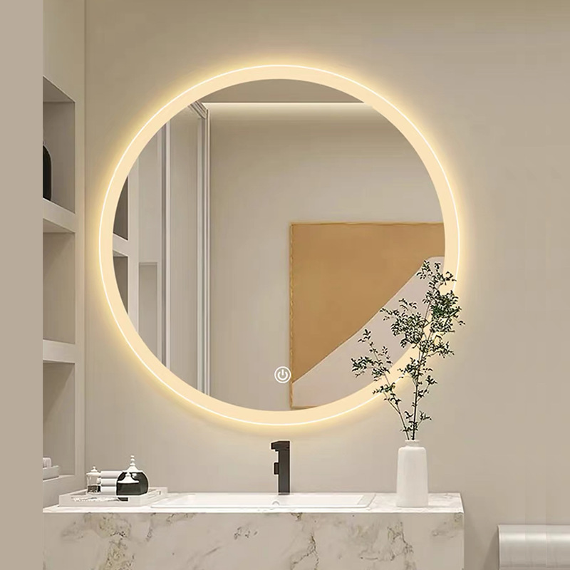 Led Mirror with Light Vanity M - Rattan Mirror Round ulasan dan harga