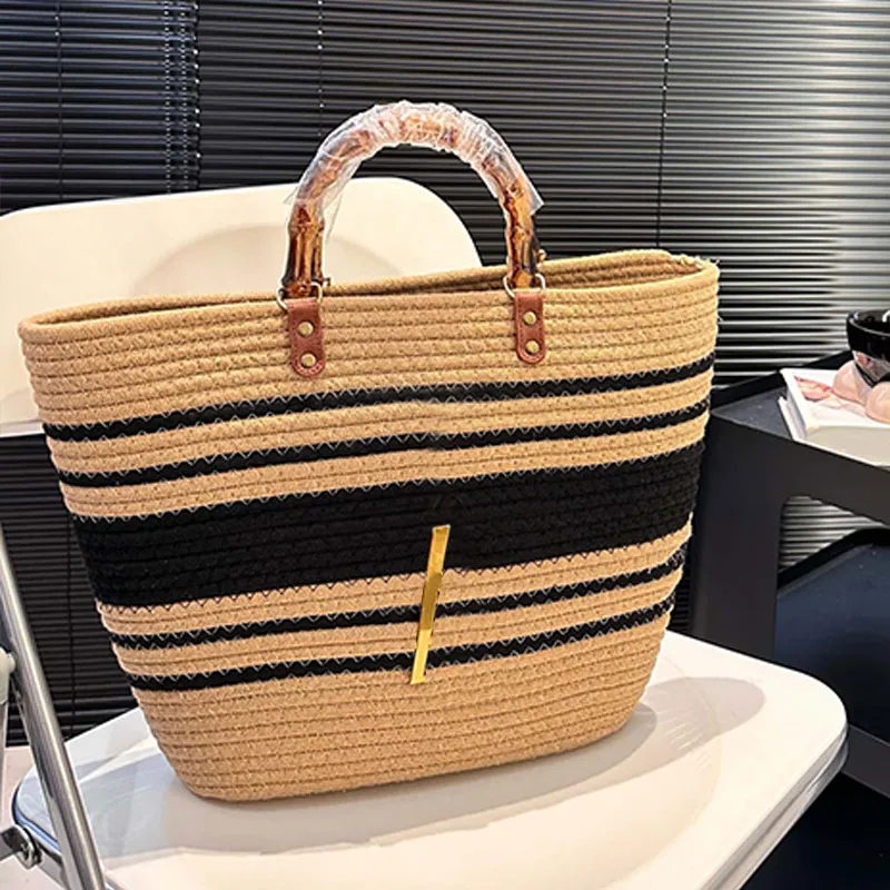 Woven Tote Bag Designer Straw  - Interior Design Its ulasan dan harga