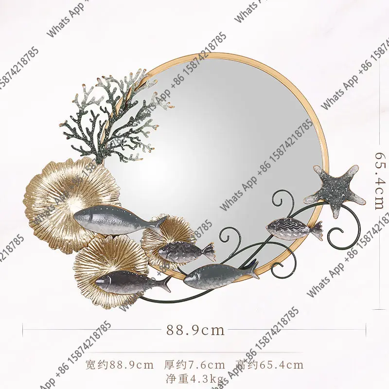 Premium Background Decorative  - Rattan Mirror Round ulasan dan harga